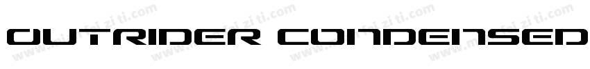 Outrider Condensed B字体转换